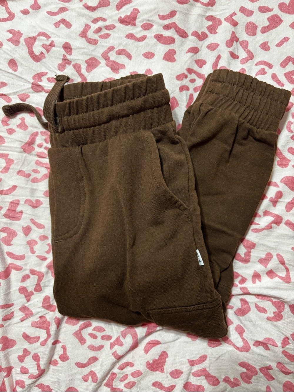 Little Sleepies Brown Bamboo Joggers with Cargo Pockets